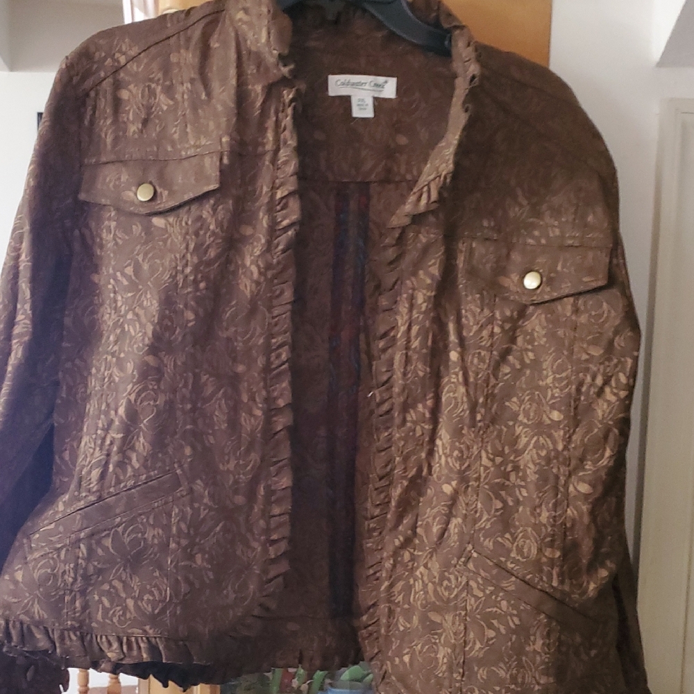 Brown Jacket Inside Pockets